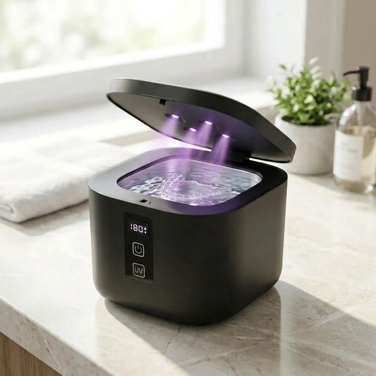 Ondara en el baño con la luz UV encendida